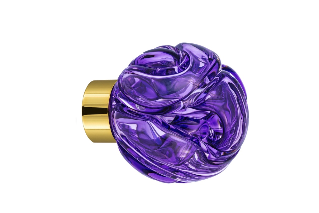 [66101014-3542122] Bouton de porte collection Lavallière - Hyacinte - Sphérique Ø55 mm (Placard, Laiton Poli)