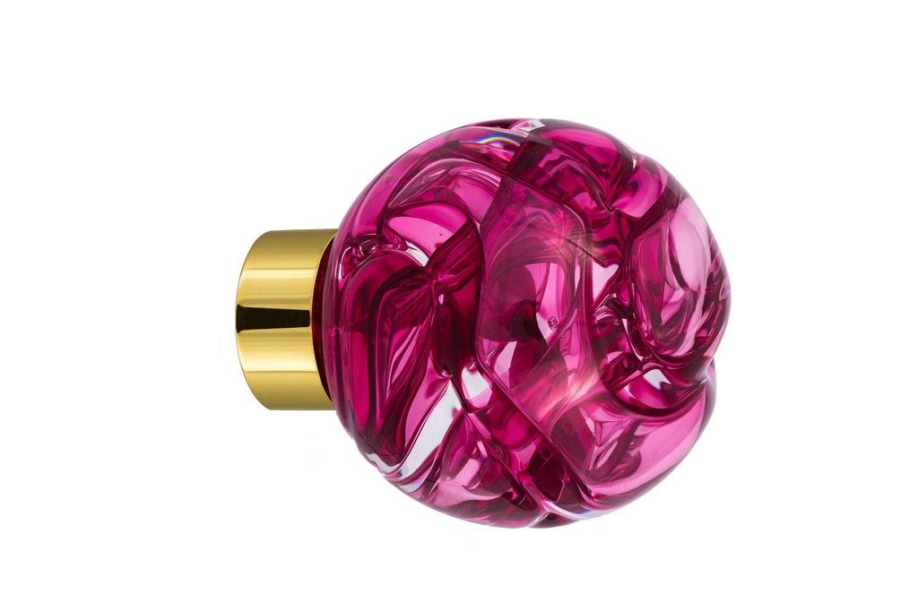 Door knob collection Lavallière - Fuchsia Pink - Spherical Ø55 mm