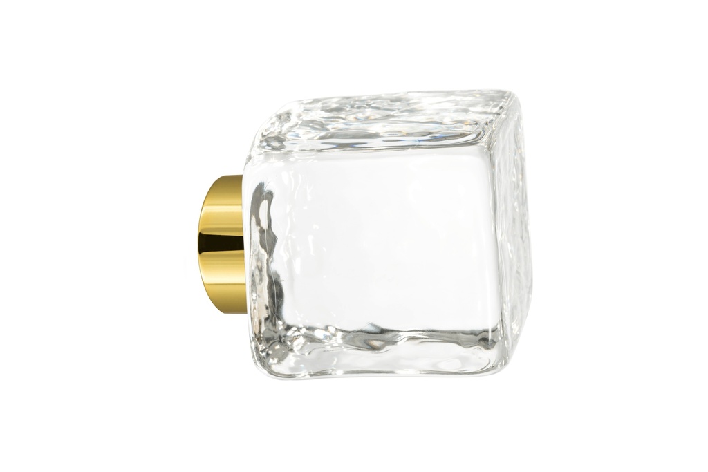 [40000000-3542120] Door knob collection Clear - Clear - Spherical Ø55 mm (Cabinet, Polished Brass)
