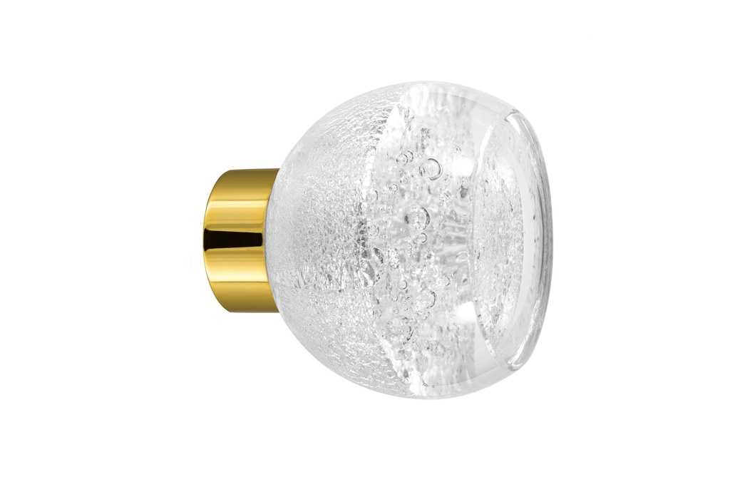 [75419ARG-3542124] Bouton de porte collection Alberto - Argent - Lisse, sphère tronquée Ø55 mm (Placard, Laiton Poli)