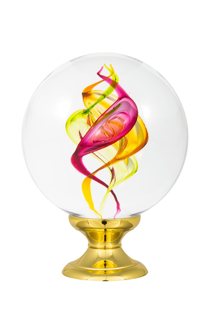 [65411902-42103134] Boule d'escalier collection Multicolores - Multor (Embase Classique, Laiton Poli)