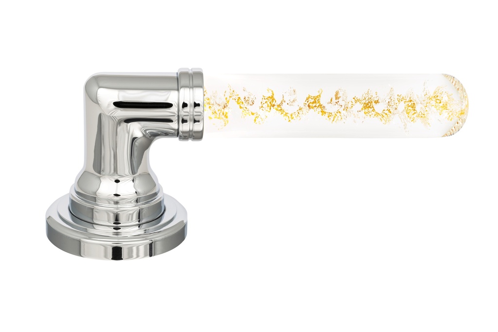 [B1105ORO-43129] Poignée de porte collection Helia - Or (Chrome)