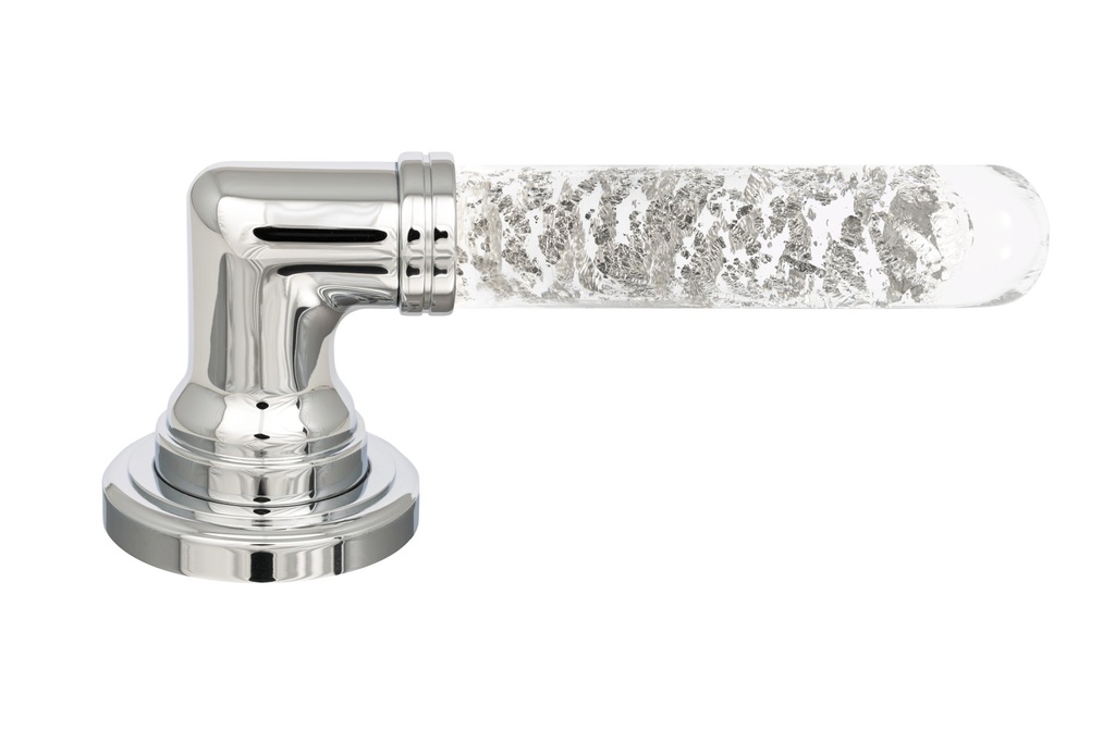 Door handle collection Alberto - Silver (Polished Brass)