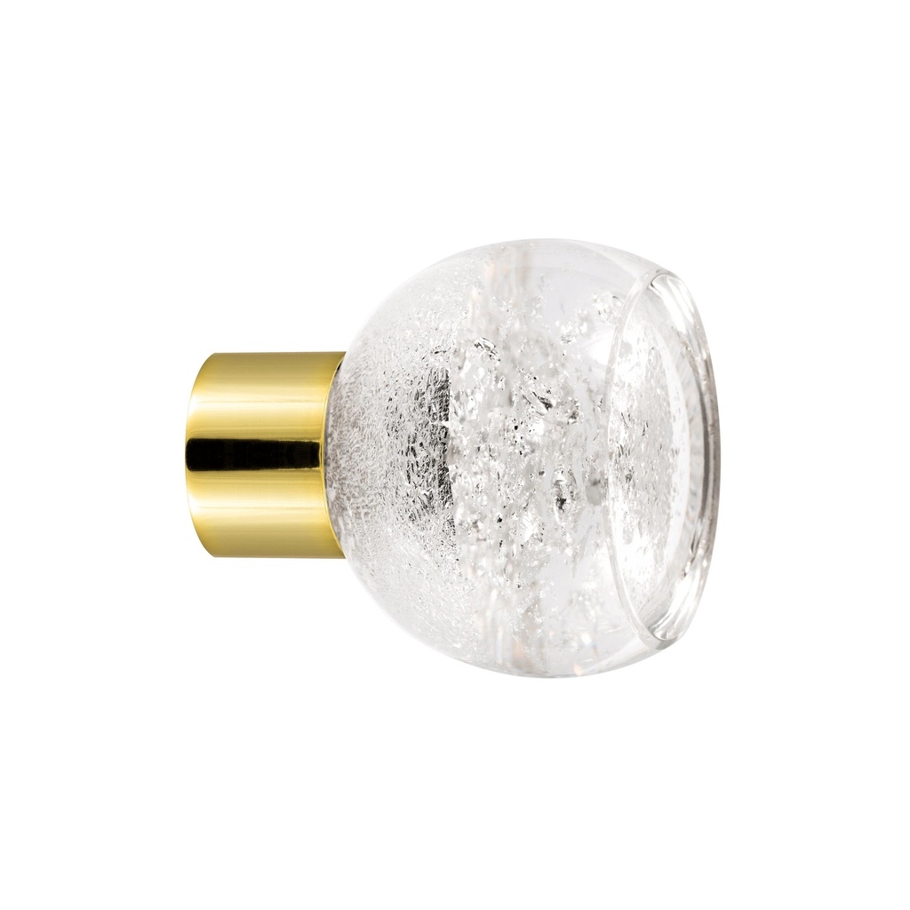 Furniture knob collection Alberto - Silver - Smooth, truncated sphere Ø35 mm