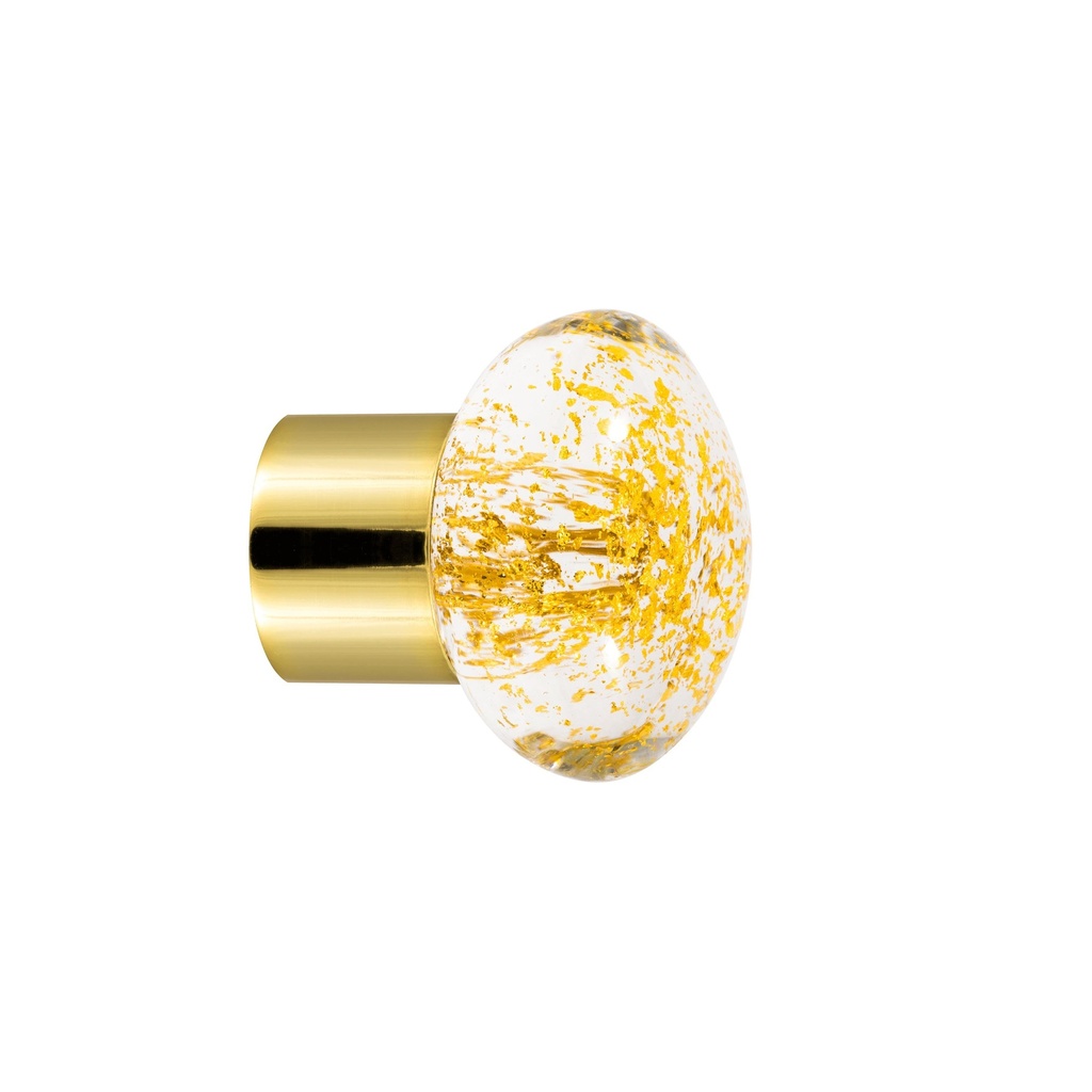 Furniture knob collection Etna - Gold - Freeform pebble